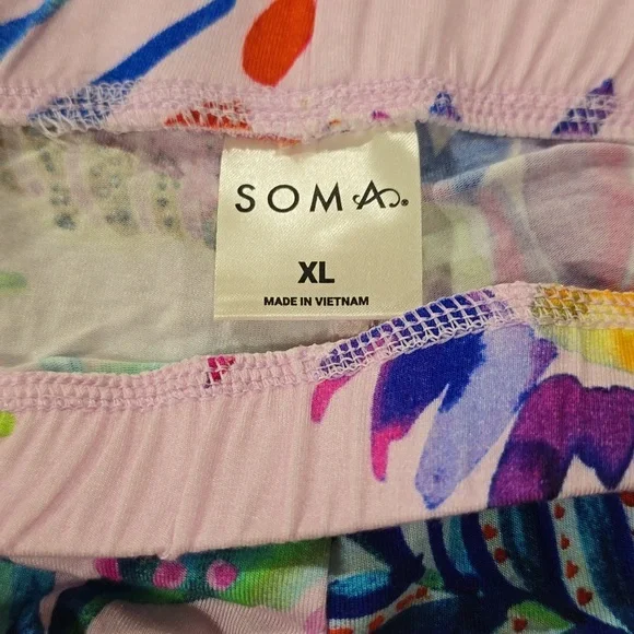 Soma Multicolor Floral Sleep Pants - Picture 4 of 4